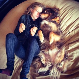 Amanda Seyfried kutyája a pánikbetegség ellen is jó