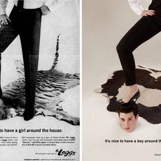Az ’50-es évek szexista reklámplakátjai most férfiakkal