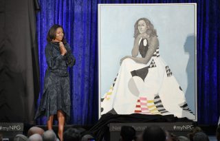 Festmény készült Michelle Obamáról