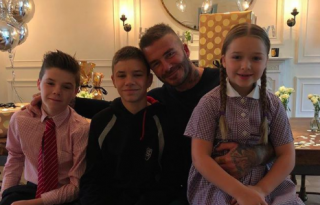 Elolvadtunk a videótól, ahol David Beckhamet köszönti fia