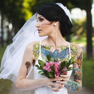 Tetovált menyasszonyok az Instagram új szupersztárjai
