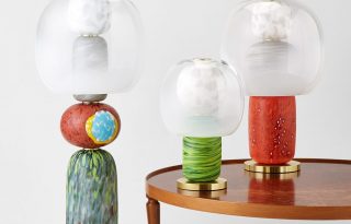 A muránói üveg ihlette ezt a gyönyörű designer lámpát