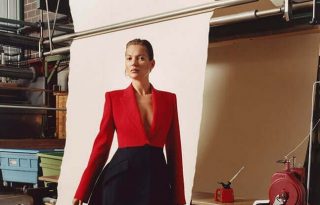 Kate Moss az Alexander McQueen 2019-es őszi kampányában