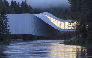 Egyszerre modern híd is a lenyűgöző norvég múzeum
