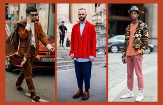A trendi, meleg árnyalatok a férfiak ruhatárát is színesebbé teszik