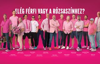 Ismert férfiak öltöztek rózsaszínbe a mellrák megelőzésért