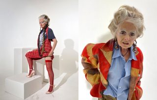 Vivienne Westwood combfixben mutatta meg magát
