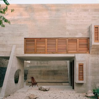 Mexikói villa tiszteleg a beton szépsége előtt