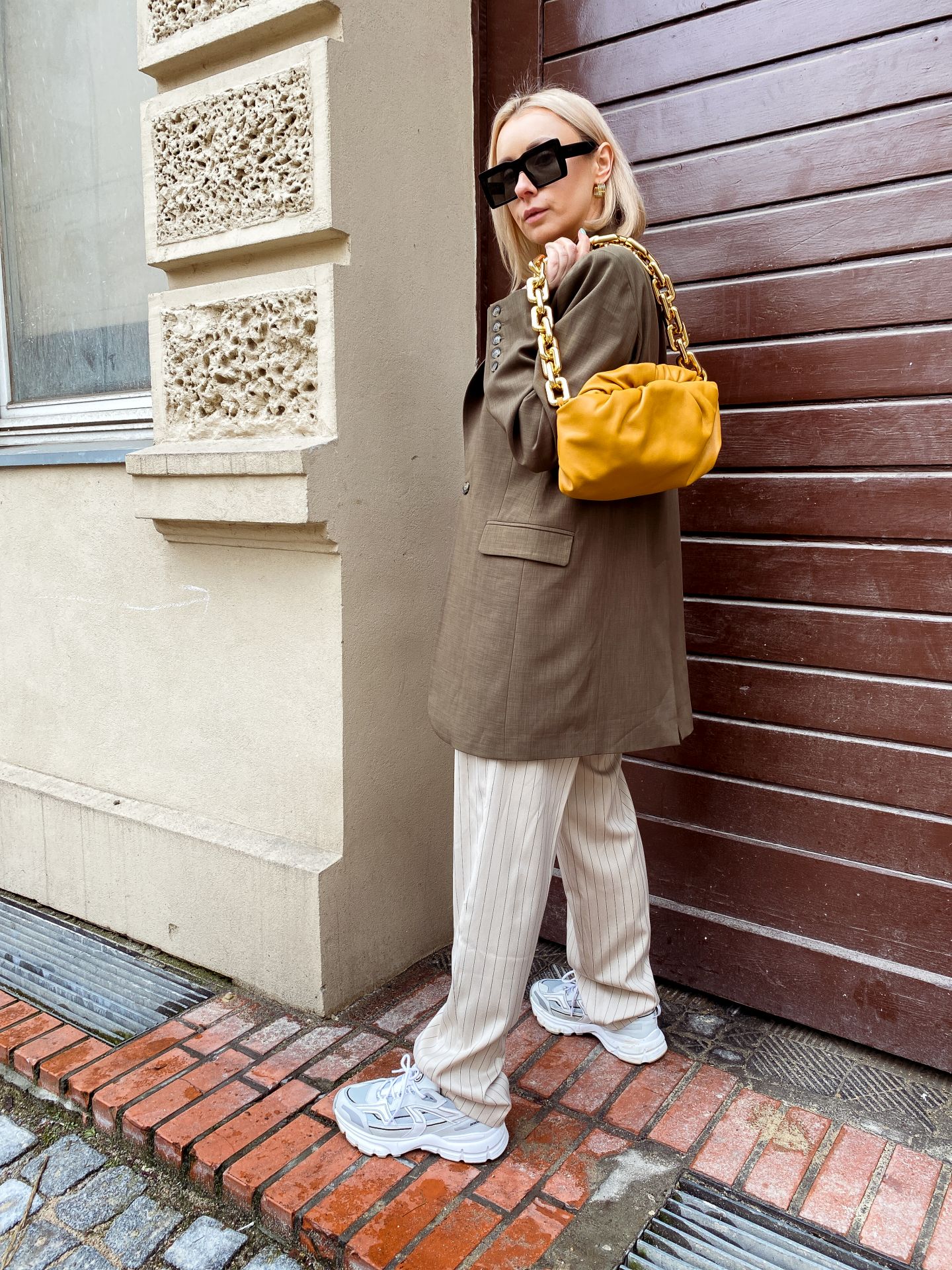 Street Style sárga táska
