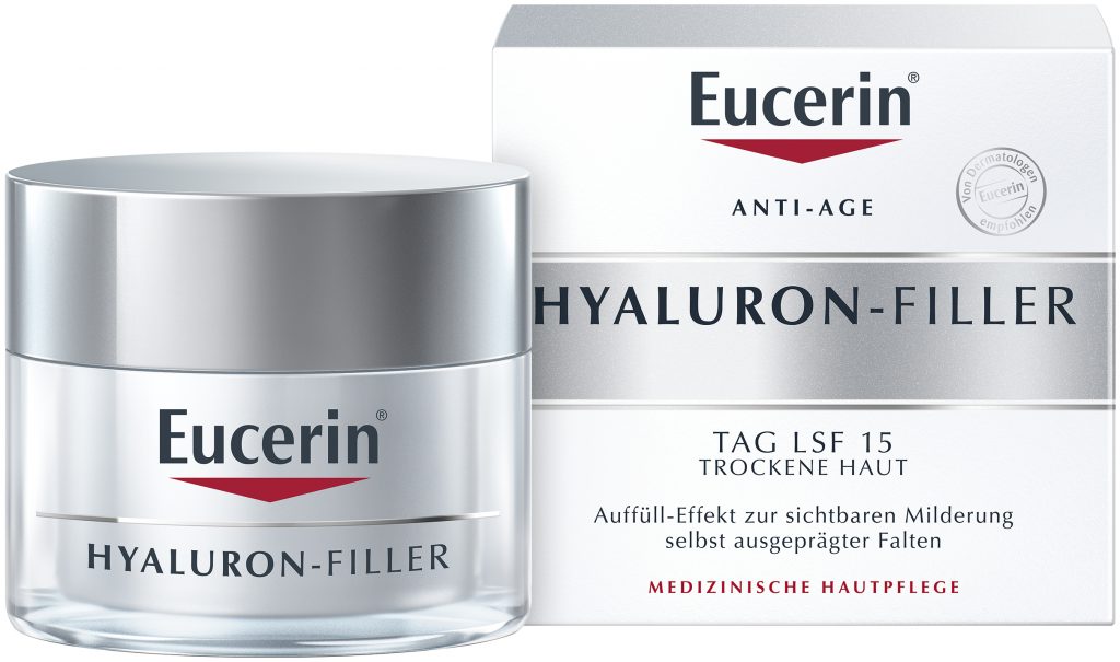Eucerin Hyaluron-Filler Ráncfeltöltő nappali arckrém száraz bőrre, 50 ml