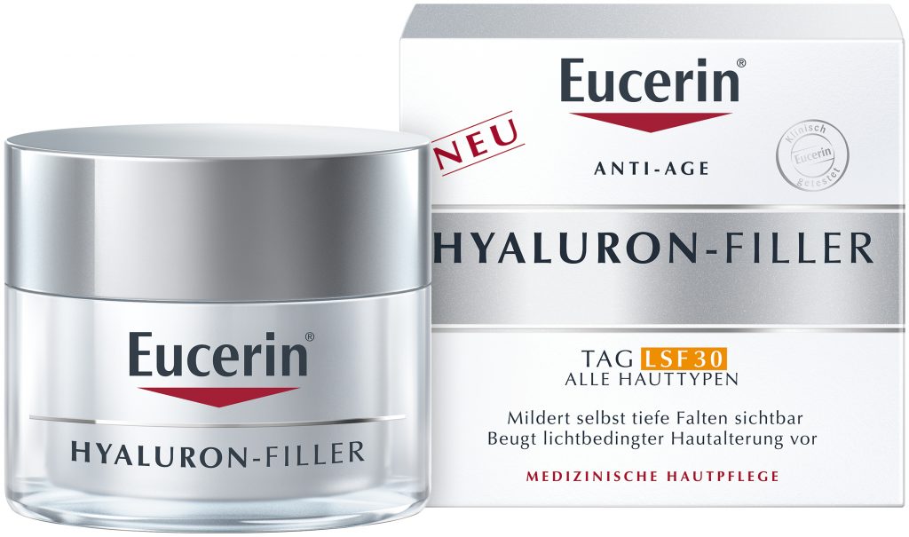Eucerin Hyaluron-Filler Ráncfeltöltő nappali arckrém SPF 30, 50 ml