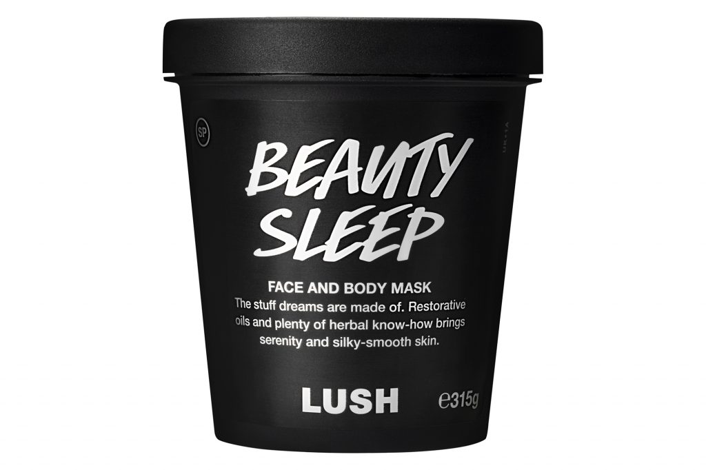 LUSH Beauty Sleep arc- és testpakolás