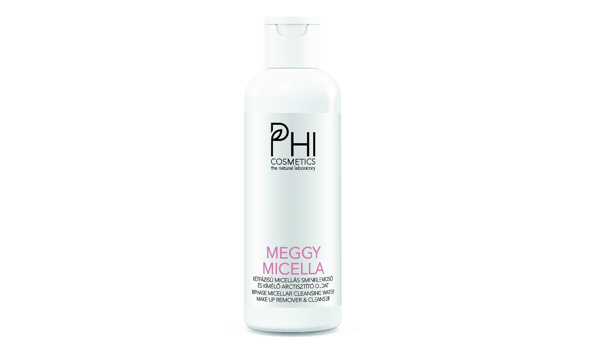 PHI Cosmetics MEGGY Micella kétfázisú arctisztító oldat