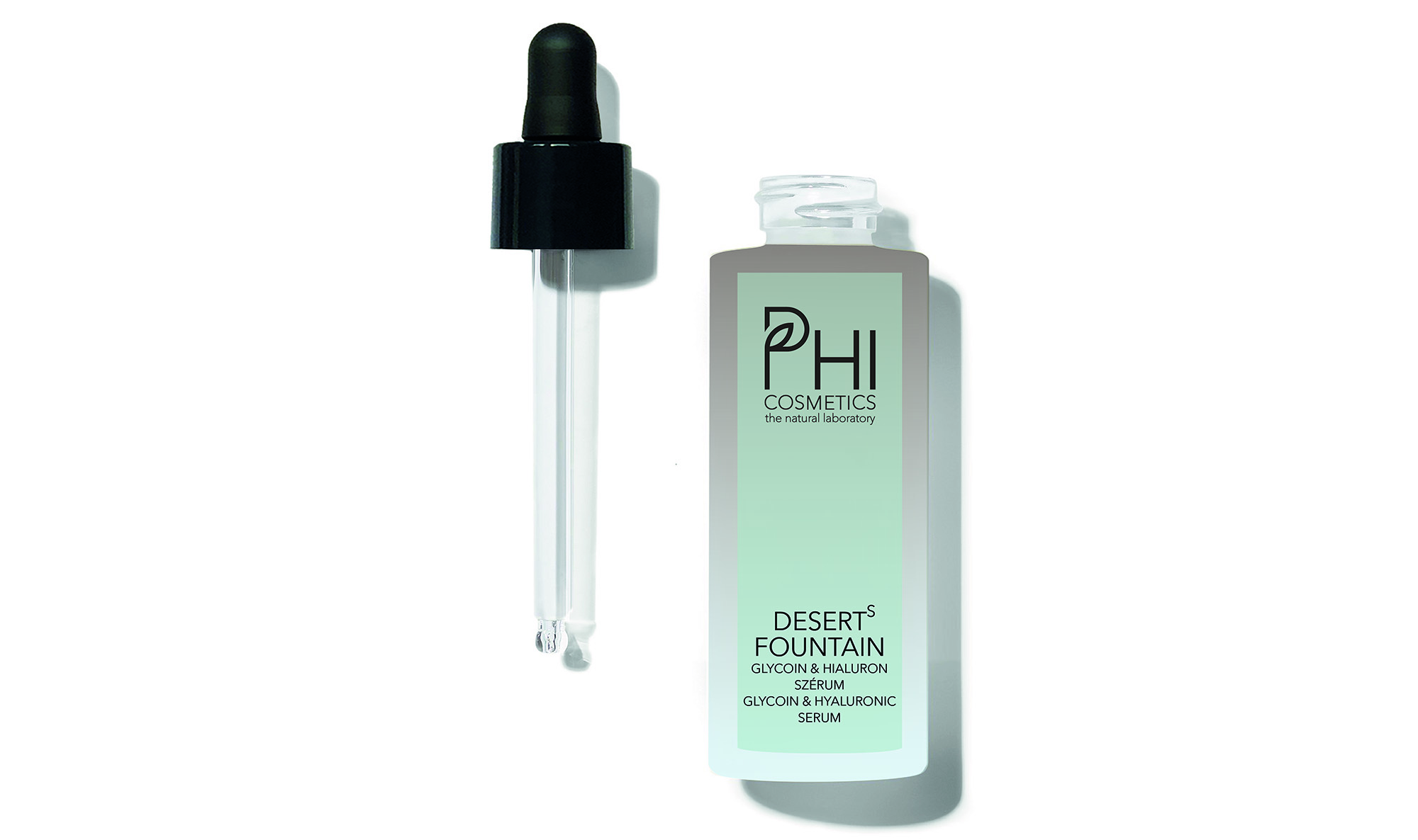 PHI Cosmetics Desert${2}s Fountain glycoin és hialuron szérum