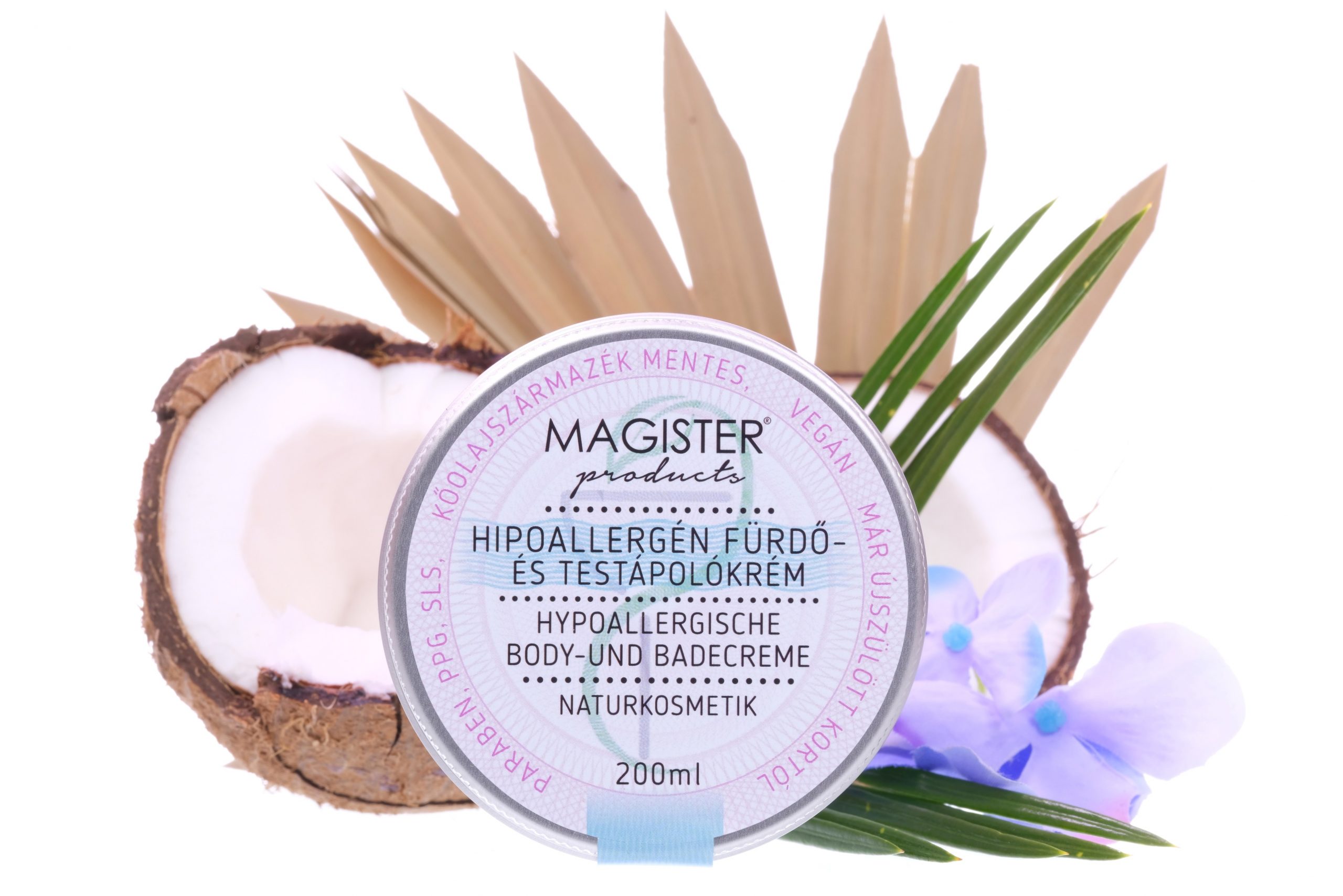 Magister natúrkozmetikum Hipoallergén fürdő-és testápoló krém