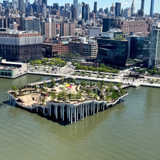 Már látogatható a Hudson folyóra épített mesterséges sziget