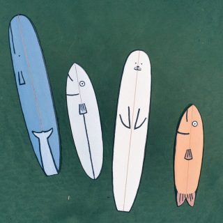 Illusztrált deszkákkal szerethetsz bele a szörfözésbe