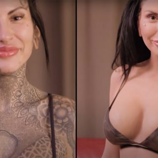 Elsírta magát, amikor meglátta testét tetoválások nélkül