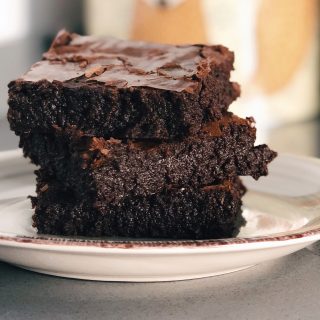 Süti szupererővel: padlizsános – mogyoróvajas brownie