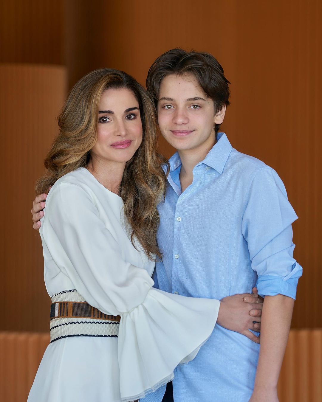 Rania jordán királyné legkisebb fiával