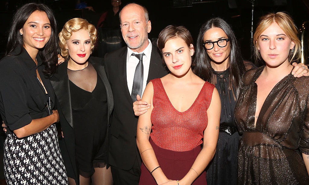 Bruce Willis, Demi Moore, a lányaik és Emma Heming