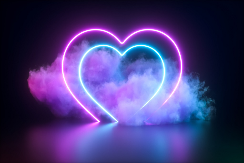 Neon szív