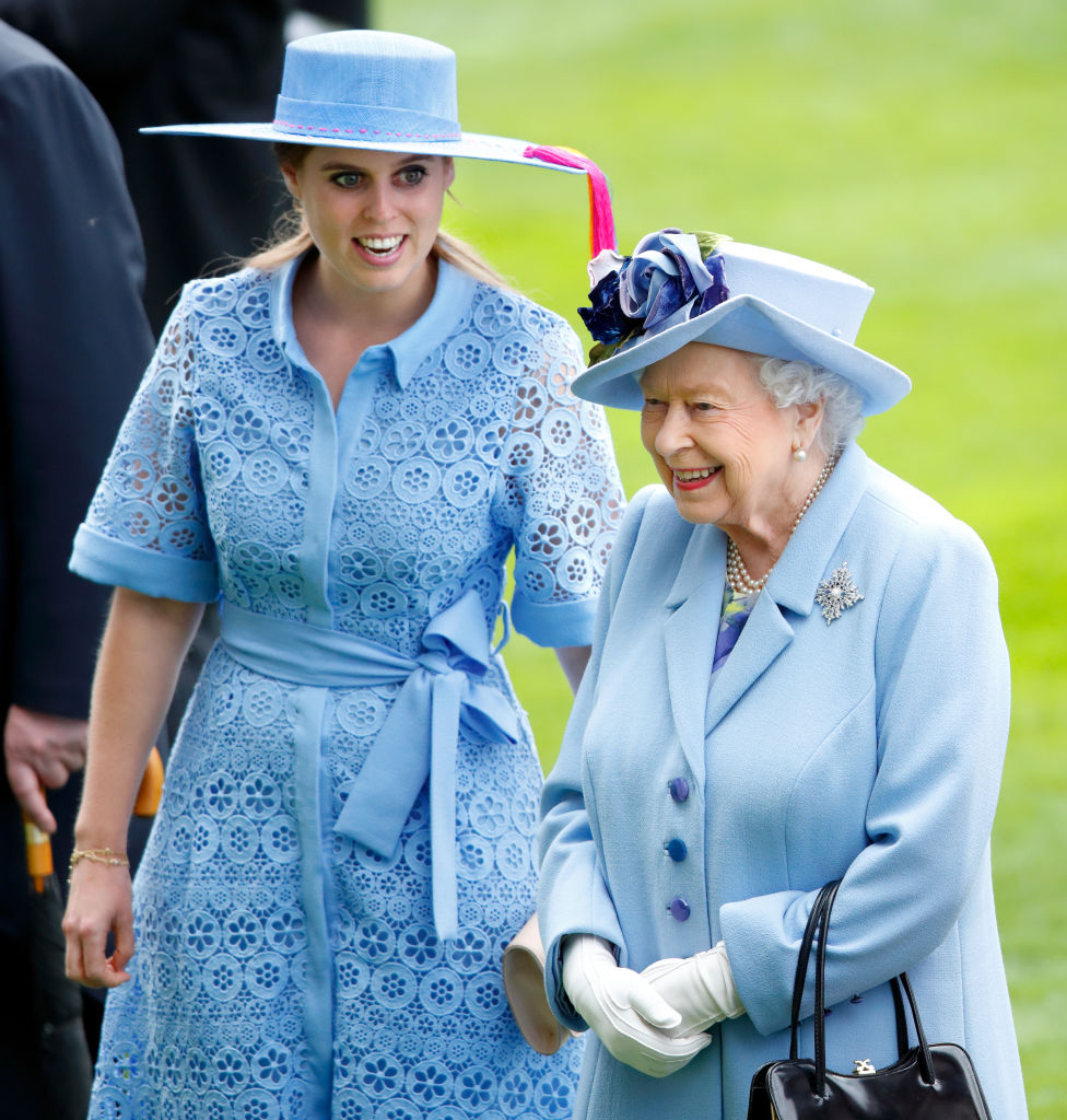Beatrix hercegnő és nagymamája II. Erzsébet királynő