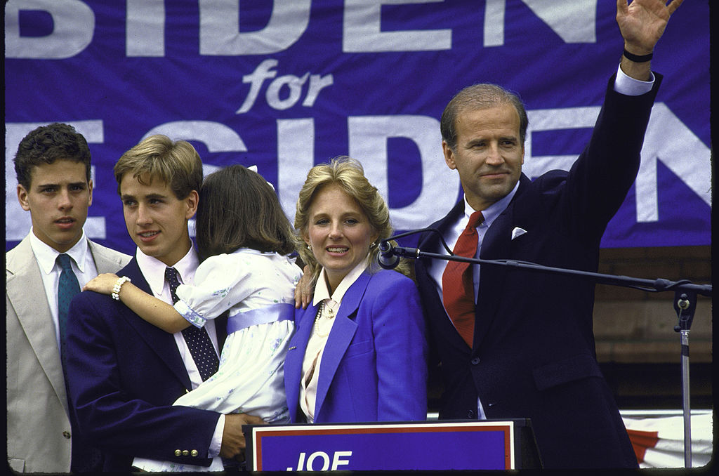 Jill és Joe Biden a gyerekekkel