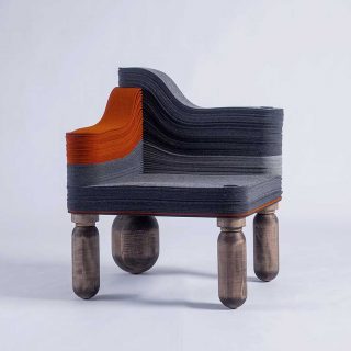Rakott textilekből készülnek a játékos ülőbútorok
