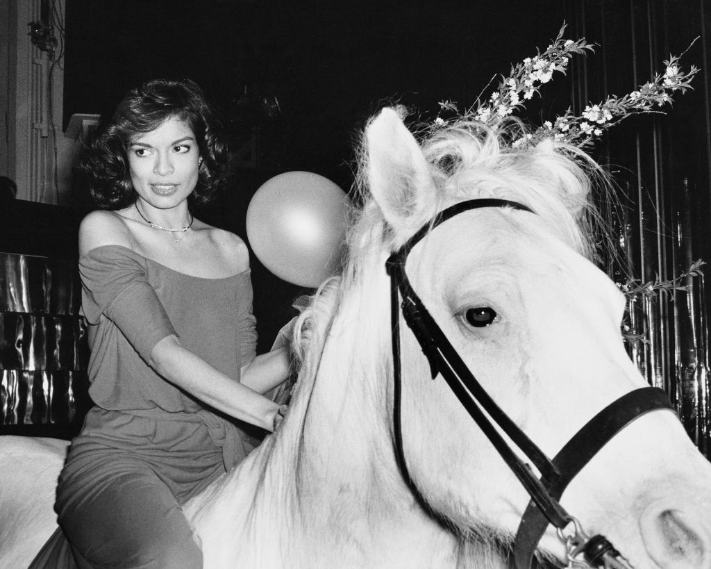 Bianca Jagger lóháton ünnepelte a szülinapját a Club 54-ben