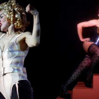Beyoncé és Madonna elkészítette a királynők remixét az ikonikus melltartóban