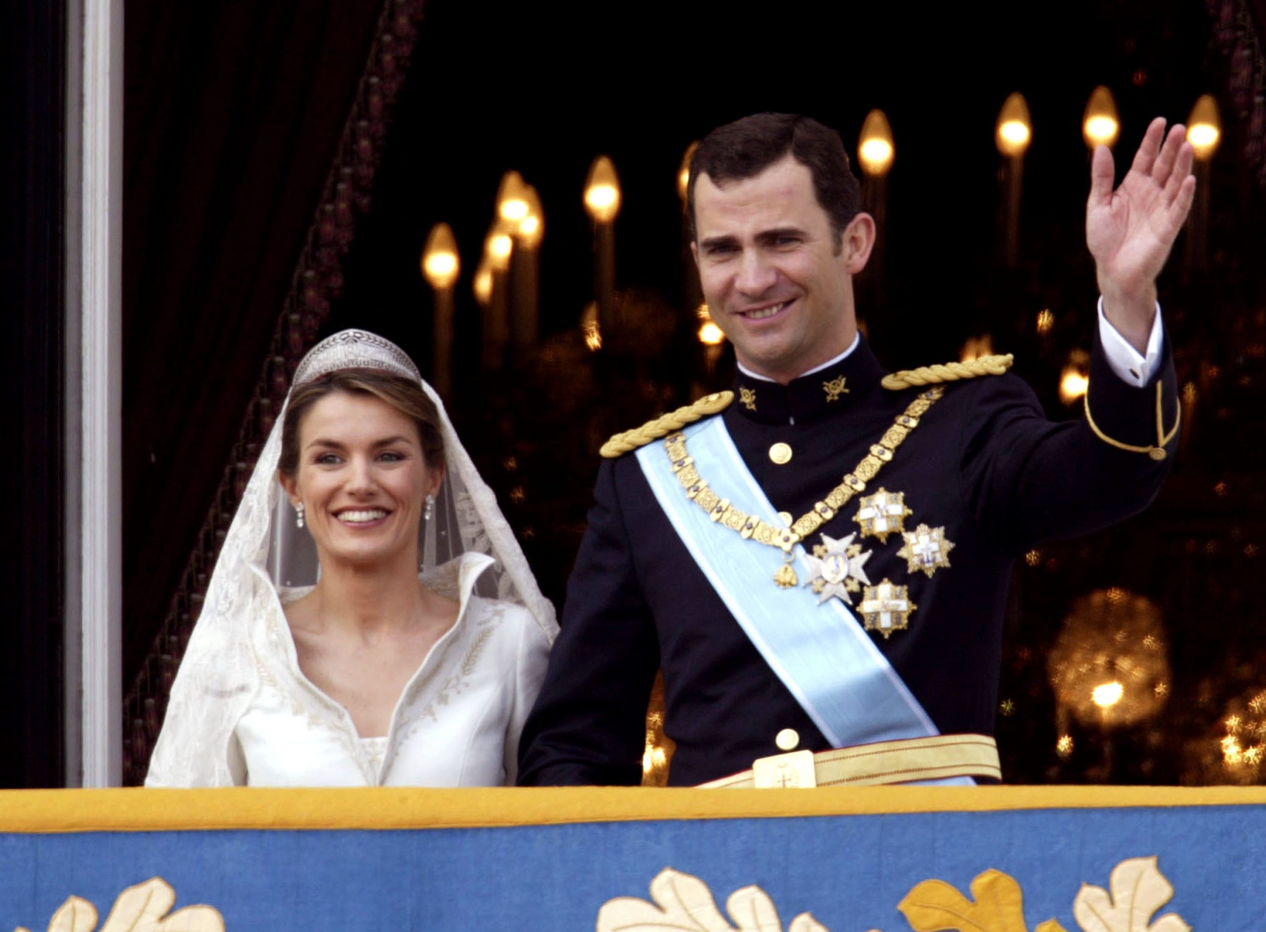 Letícia spanyol királyné és VI. Fülöp spanyol király