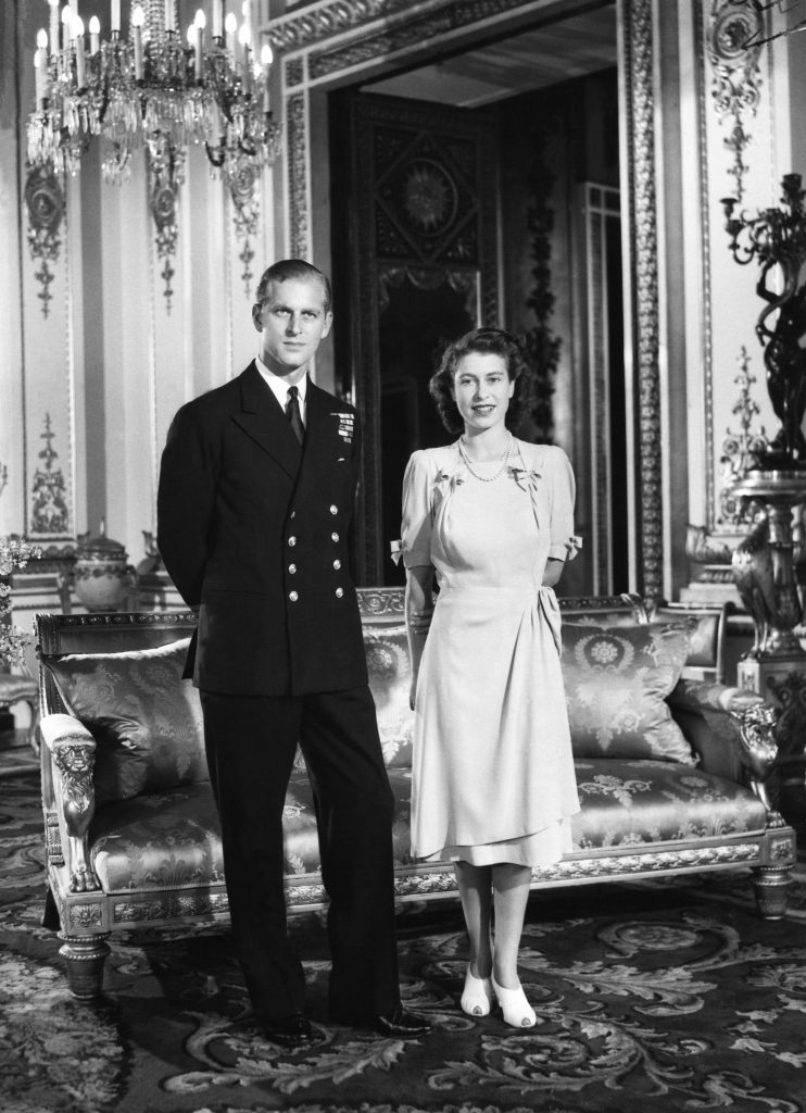II. Erzsébet királynő és Fülöp herceg eljegyzése