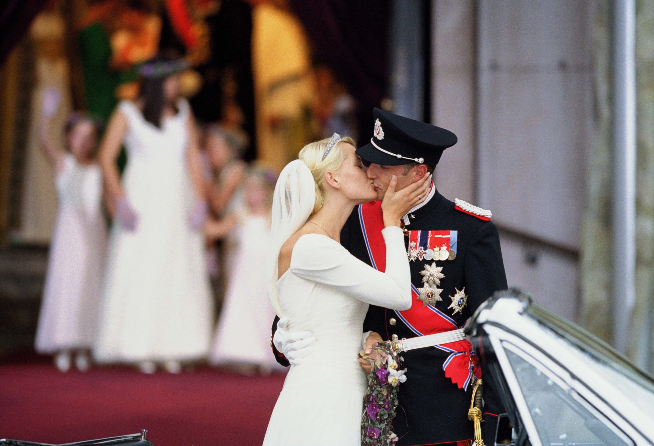 Haakon norvég királyi herceg és Mette-Marit Tjessem Høiby
