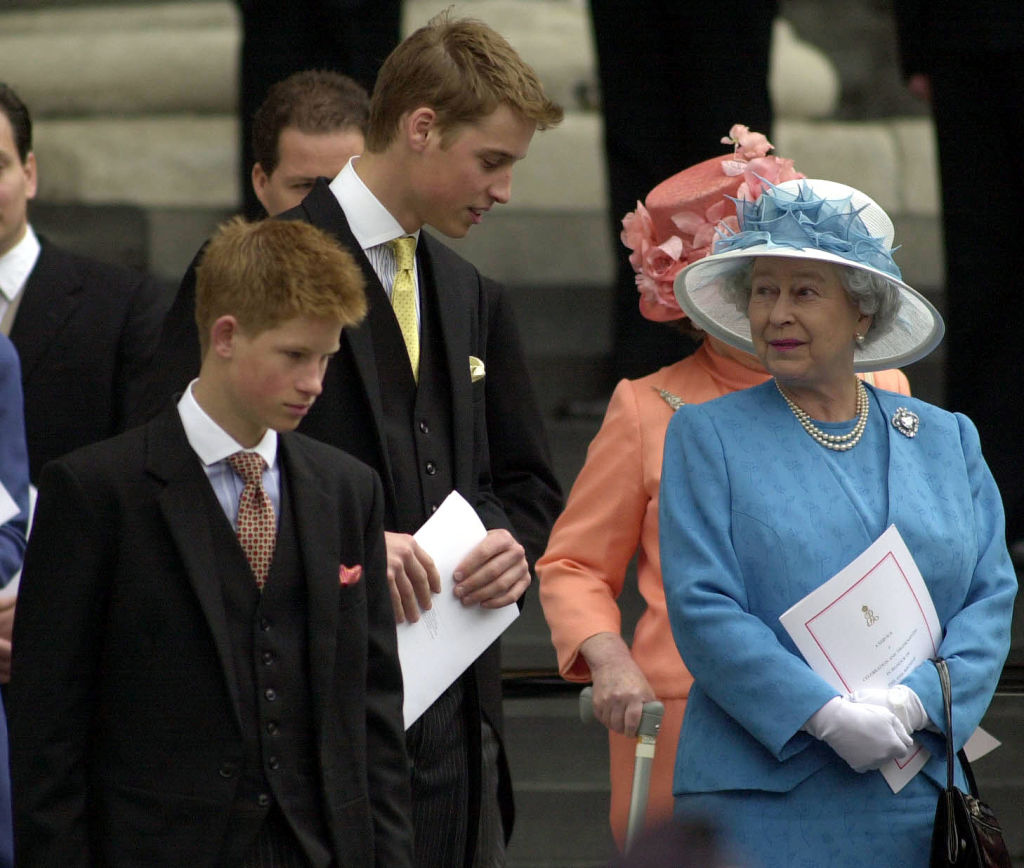 Vilmos herceg, Harry herceg és II. Erzsébet