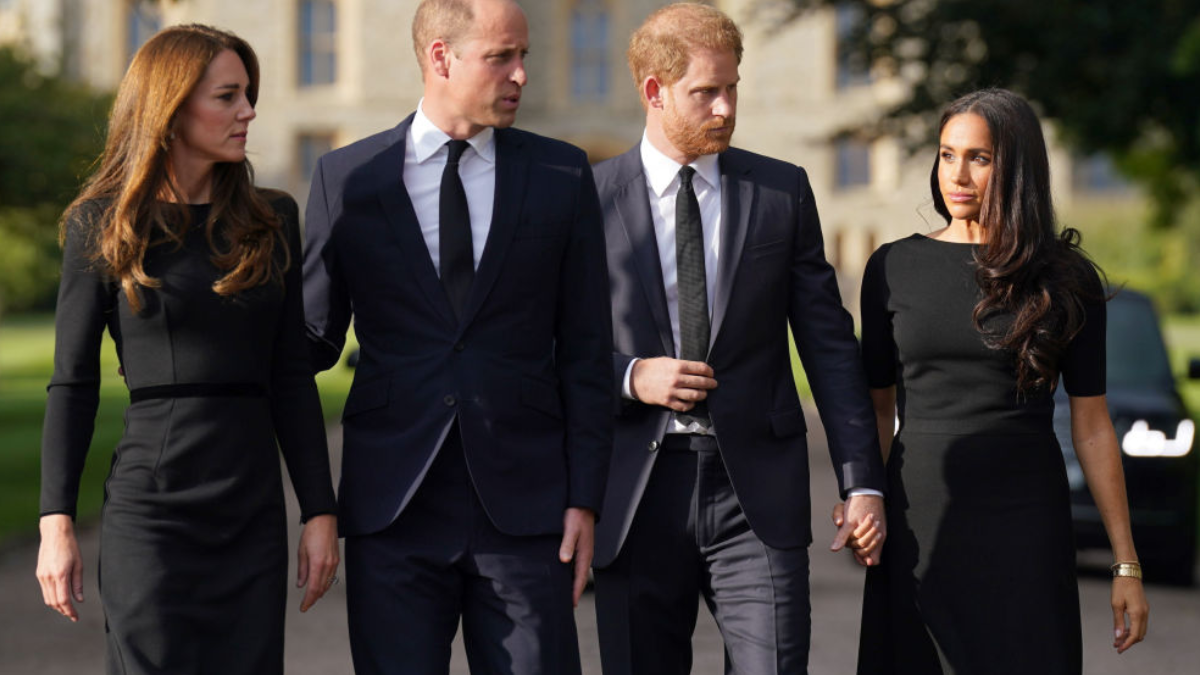 Harry herceg, Vilmos, herceg, Katalin hercegné, Meghan hercegné Windsorban