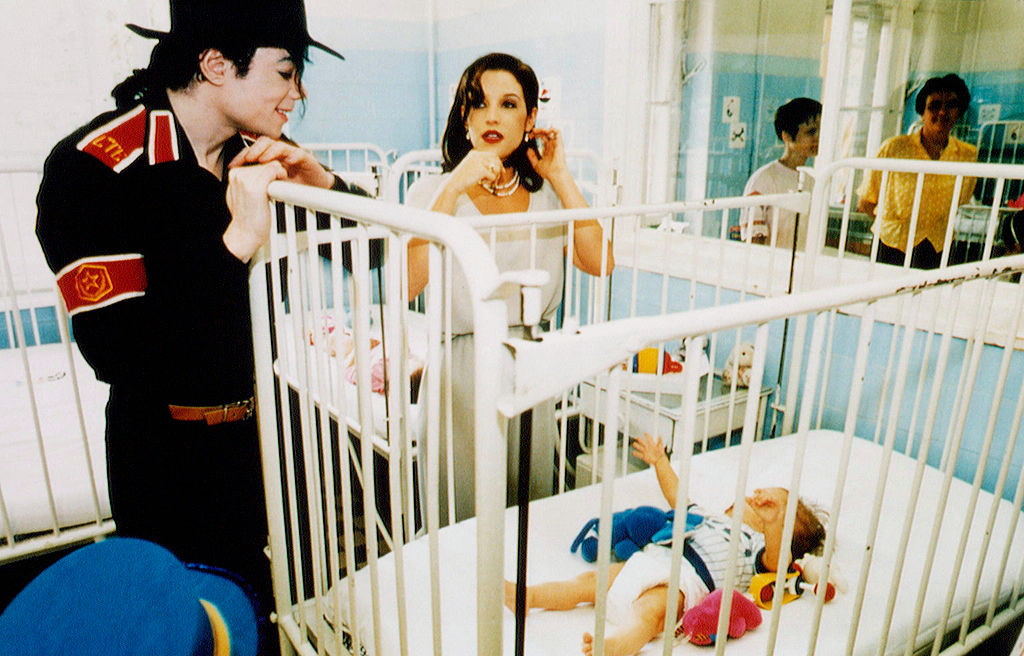 Lisa Marie Presley és Michael Jackson Budapesten