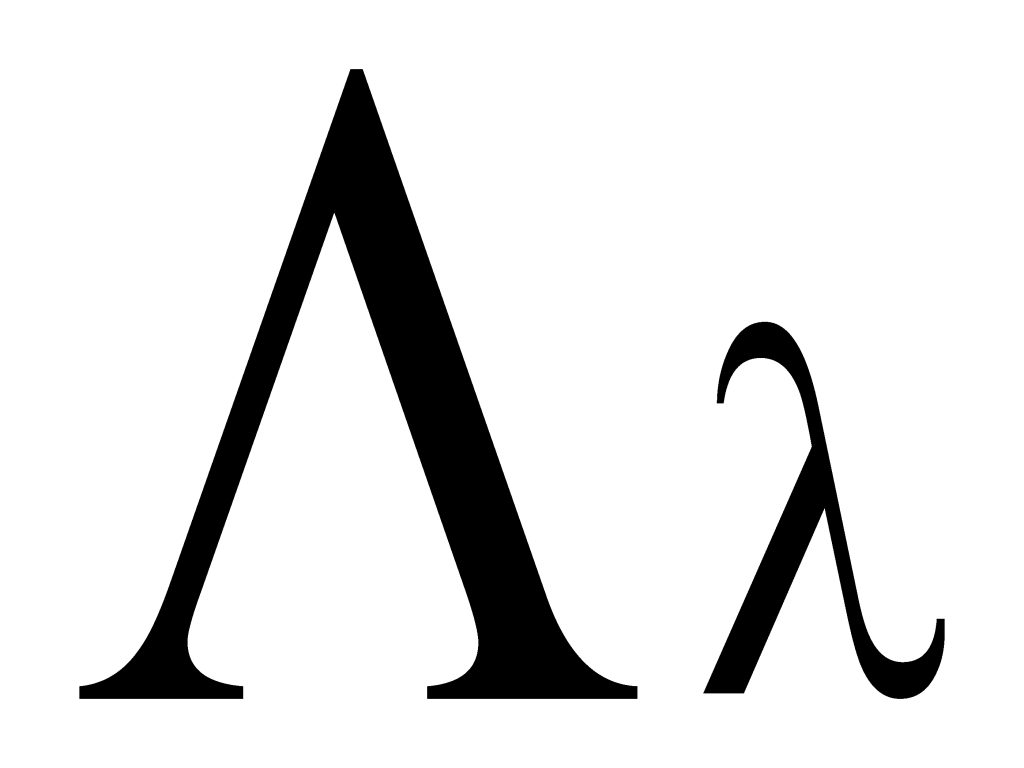 A nyitott háromszög eredete a görög ábécé egyik betűjéhez, a lambdához nyúlik vissza