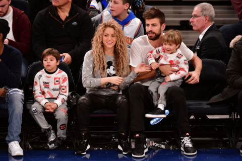 Shakira és családja, mikor még minden rendben volt