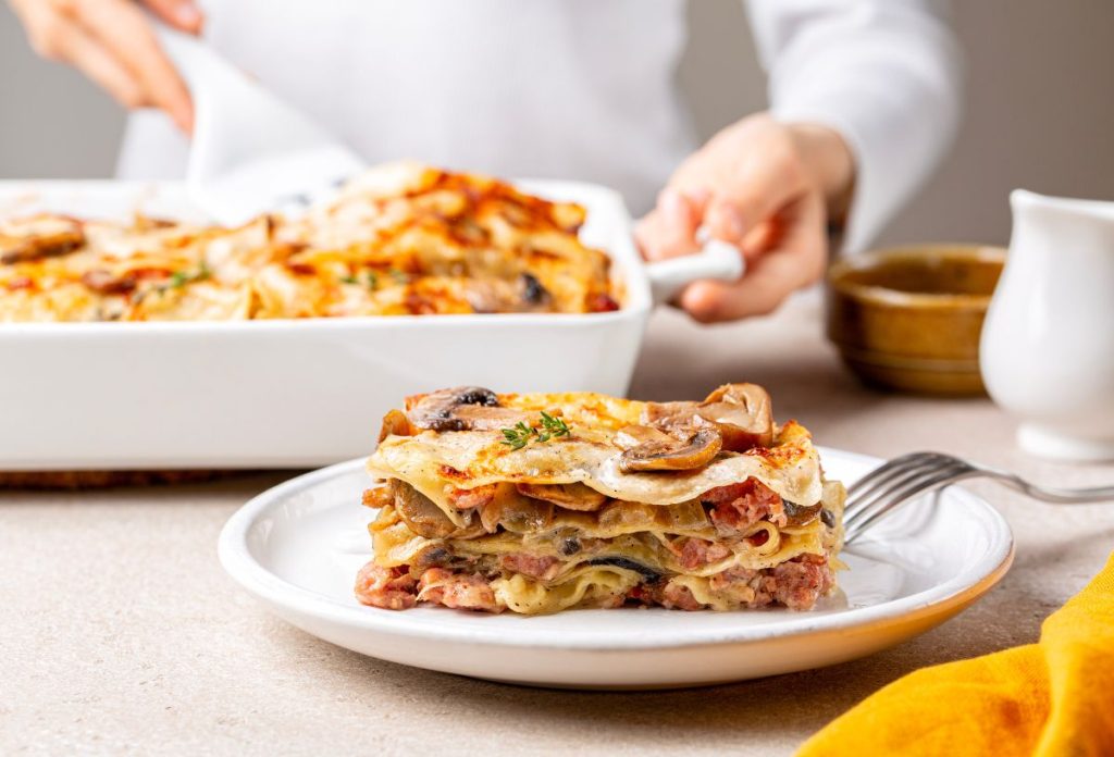 A gombás lasagne csodás őszi húsmentes fogás