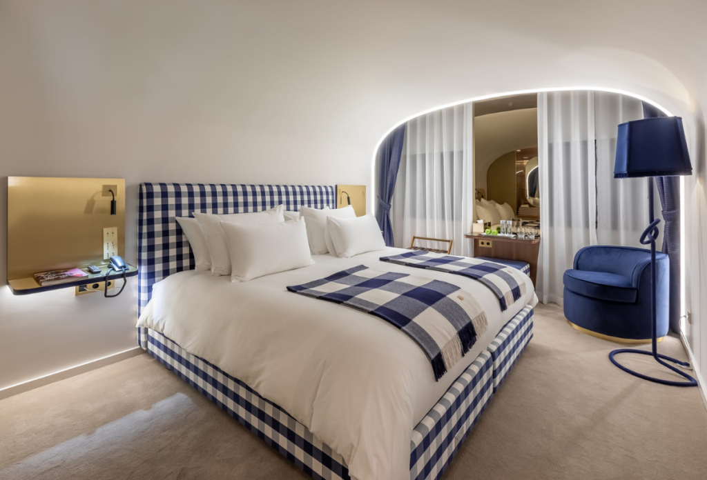 A Hästens Sleep Spa egyik alvásra optimalizált szobája