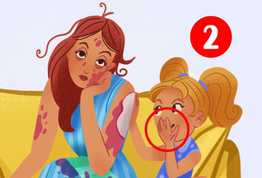 A foltok a kezén elárulják, hogy a kislány volt a tettes a nyomozós fejtörőben