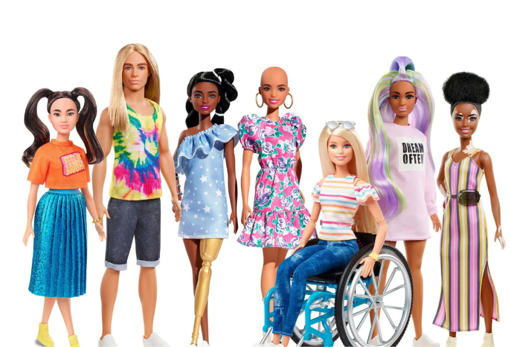 A Fashionista Barbie kollekció a sokszínűséget hirdeti