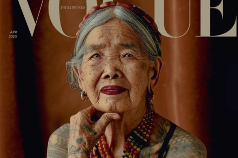 106 éves tetoválóművész lett a Fülöp-szigeteki Vogue címlapsztárja