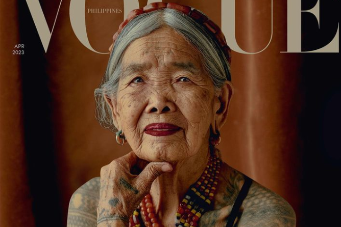 106 éves tetoválóművész lett a Fülöp-szigeteki Vogue címlapsztárja