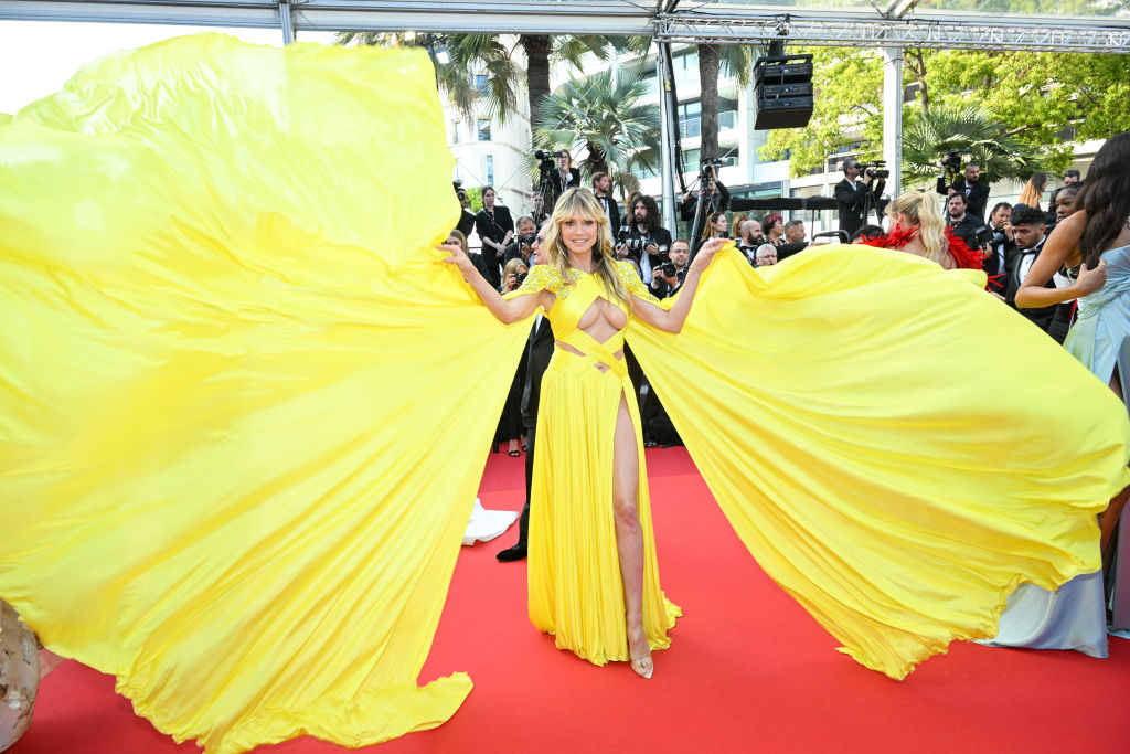 Heidi Klum Cannes-ban