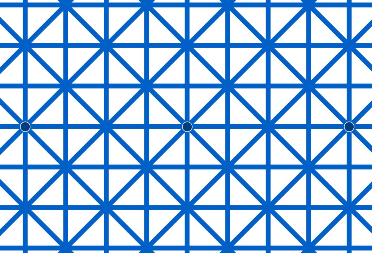 Megtalálod a 9 eltűnő pontot az optikai illúzión?