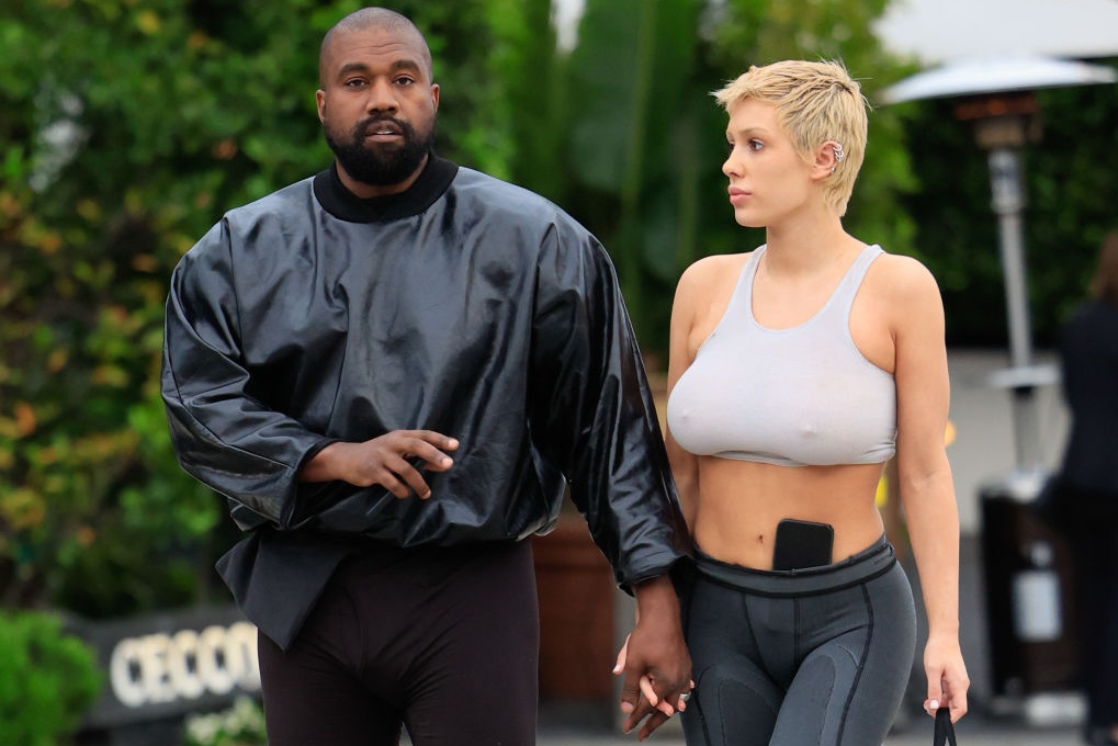 Kanye West és új felesége, Bianca Censori
