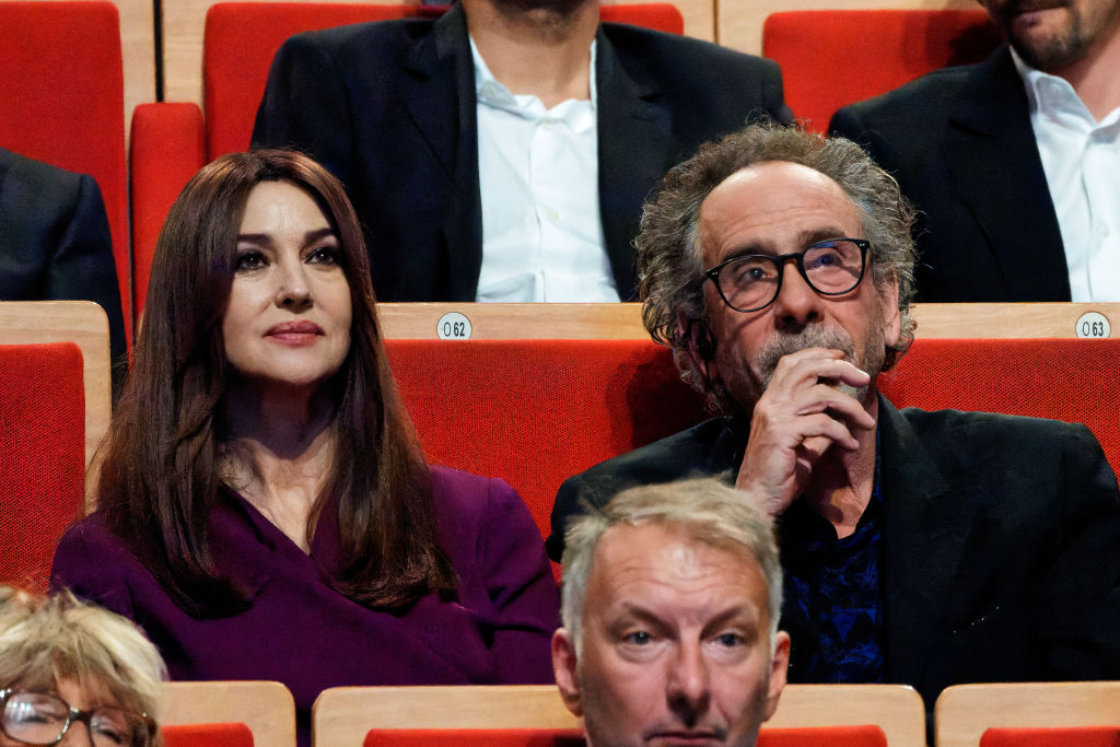 Monica Bellucci és Tim Burton a Lumiére Filmfesztiválon