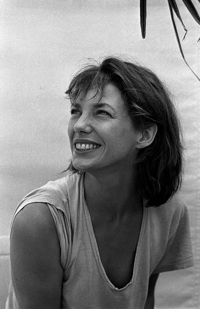 Jane Birkint a Velencei Filmfesztiválon fotózzák 1984-ben